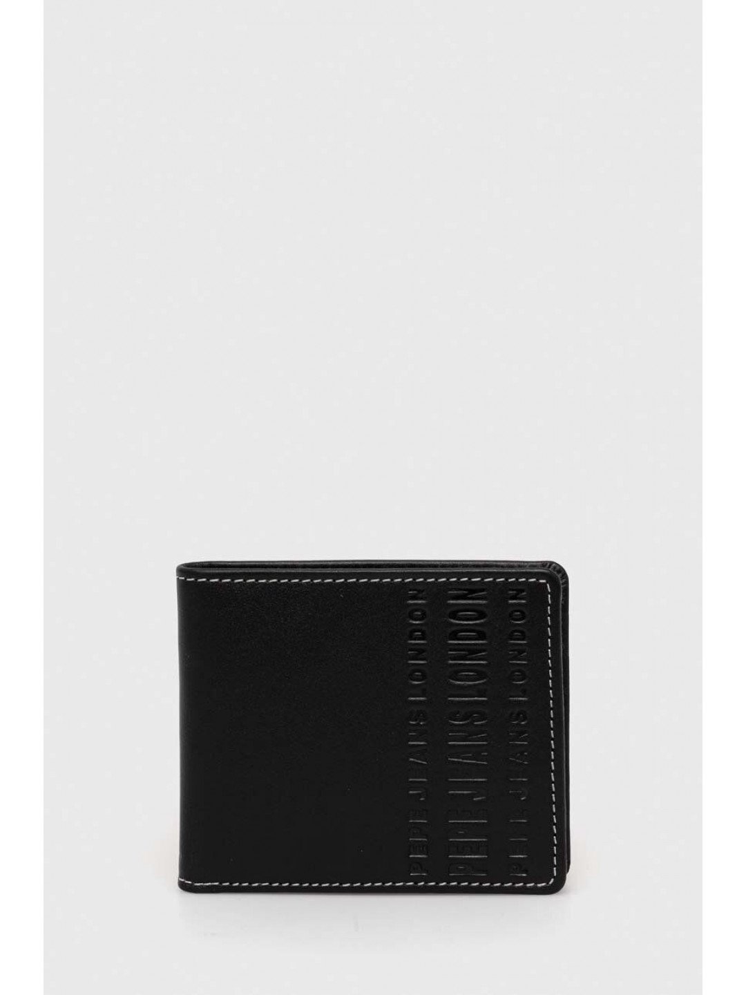 Kožená peněženka Pepe Jeans Arnold černá barva