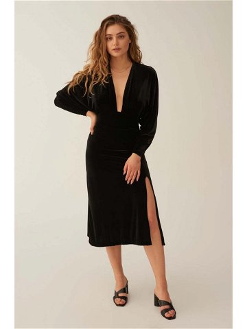 Šaty Undress Code 477 Date Night Midi Dress Black černá barva midi