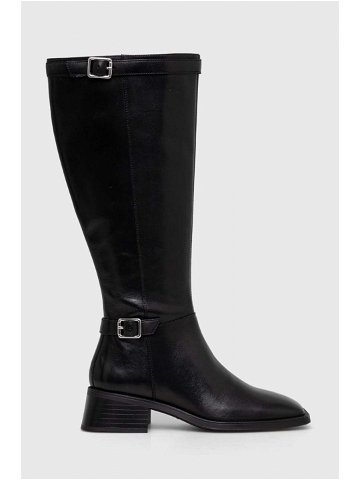 Westernové kožené boty Vagabond Shoemakers BLANCA dámské černá barva na podpatku 5617 101 20