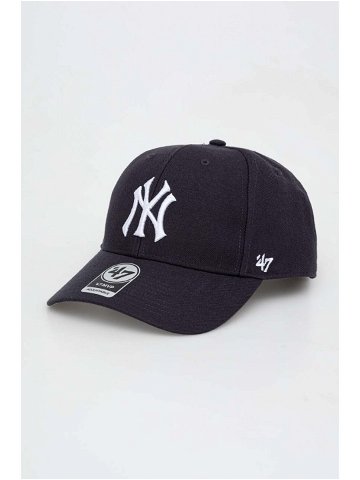 Kšiltovka 47brand MLB New York Yankees tmavomodrá barva s aplikací