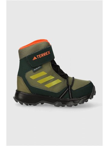 Outdoorové boty adidas TERREX TERREX SNOW CF R RD zelená barva
