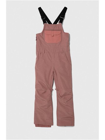 Dětské lyžařské kalhoty Roxy NON STOP BIB GI SNPT růžová barva