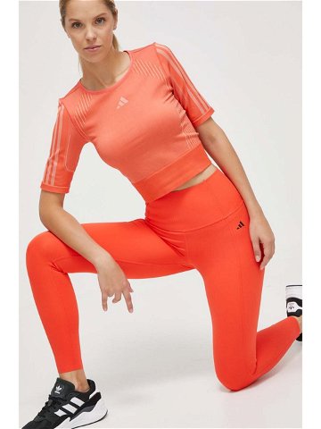 Tréninkové tričko adidas Performance oranžová barva