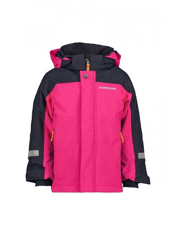 Dětská zimní bunda Didriksons NEPTUN KIDS JKT růžová barva