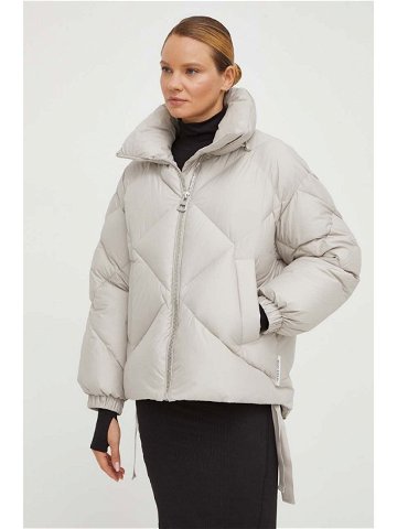 Péřová bunda Marc O Polo dámská béžová barva zimní oversize
