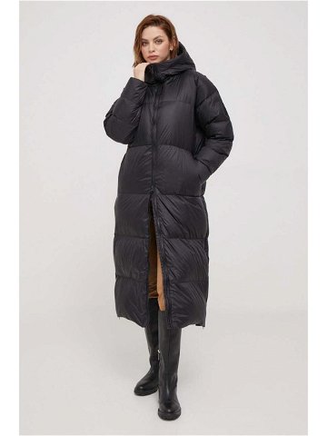Péřová bunda Bomboogie Anvers dámská černá barva zimní oversize