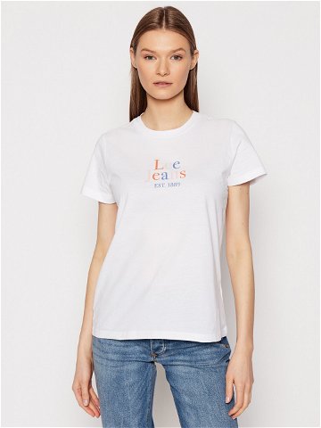 Lee T-Shirt Seasonal Logo L41GYG12 112140027 Bílá Regular Fit