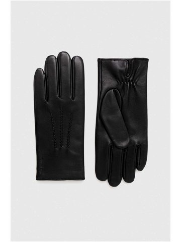 Kožené rukavice Tiger Of Sweden pánské černá barva