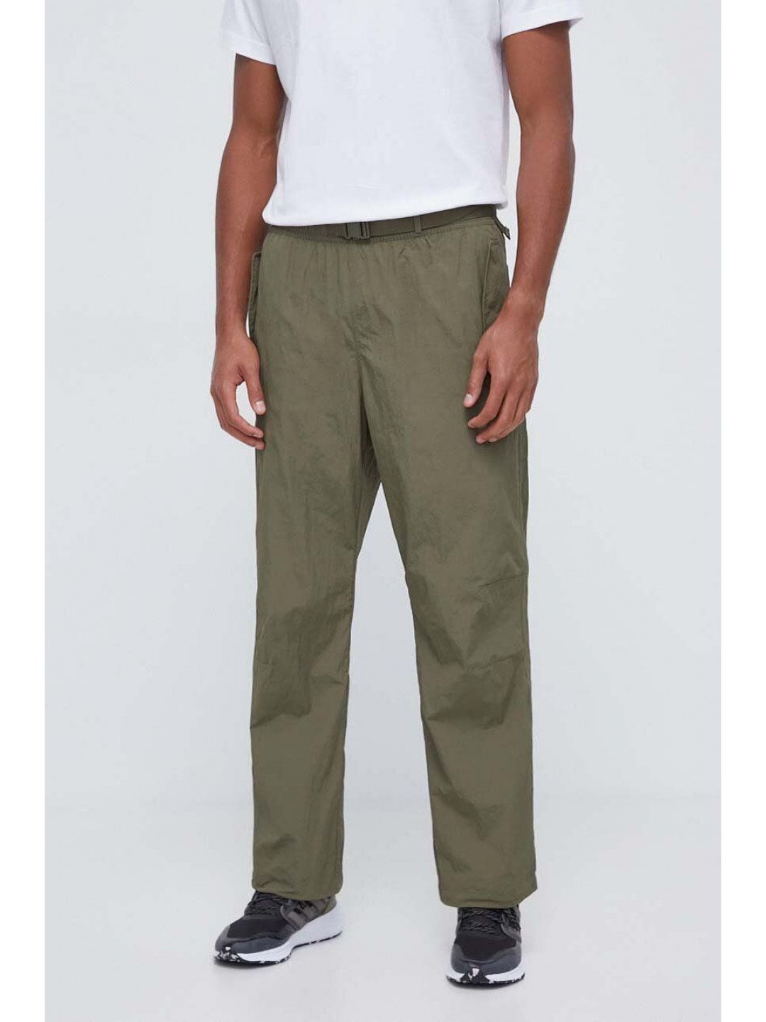 Kalhoty adidas Originals pánské zelená barva jednoduché