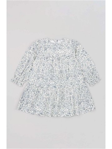 Dívčí šaty zippy bílá barva mini
