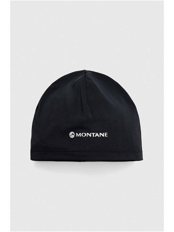 Čepice Montane Dart XT černá barva z tenké pleteniny