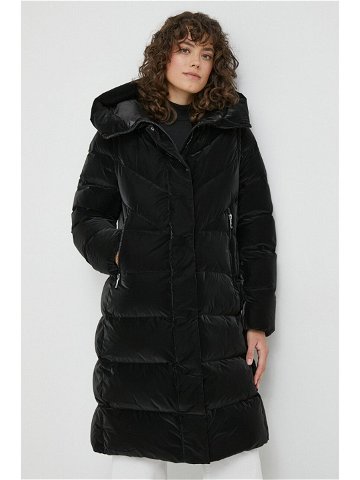 Péřová bunda Hetrego dámská černá barva zimní