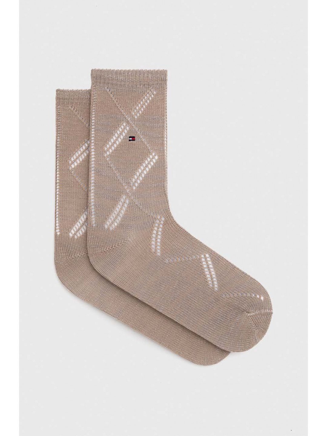Ponožky Tommy Hilfiger dámské béžová barva
