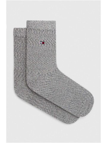Ponožky Tommy Hilfiger dámské šedá barva