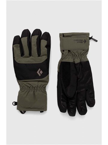 Lyžařské rukavice Black Diamond Mission LT zelená barva