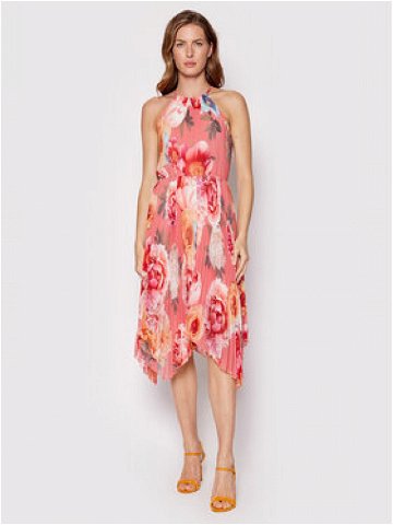 Rinascimento Letní šaty CFC0109410003 Růžová Regular Fit