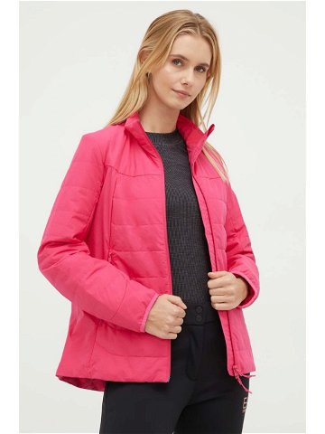 Sportovní bunda Icebreaker MerinoLoft růžová barva