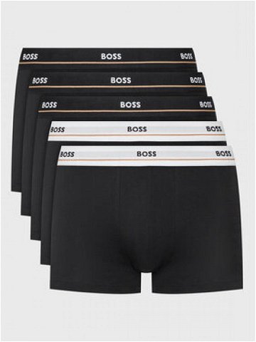 Boss Sada 5 kusů boxerek Essential 50475275 Černá
