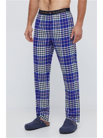 Pyžamové kalhoty Tommy Hilfiger pánské tmavomodrá barva