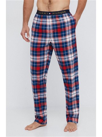 Pyžamové kalhoty Tommy Hilfiger pánské vínová barva
