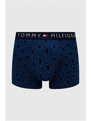 Boxerky Tommy Hilfiger pánské tmavomodrá barva