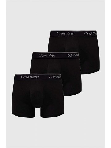 Boxerky Calvin Klein Underwear 3-pack pánské černá barva 000NB2569A