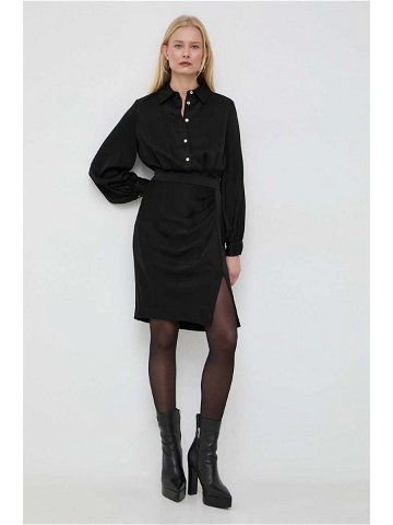 Šaty Marciano Guess černá barva mini