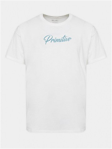 Primitive T-Shirt Shiver PAPFA2305 Bílá Regular Fit
