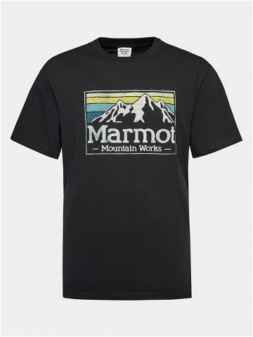 Marmot T-Shirt MMW Gradient M14823 Černá Regular Fit