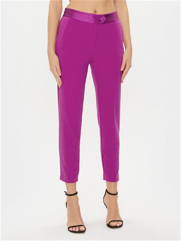 Imperial Kalhoty z materiálu PVN2GAW Růžová Slim Fit