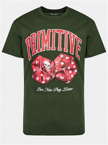 Primitive T-Shirt Payday PAPFA2301 Zelená Regular Fit