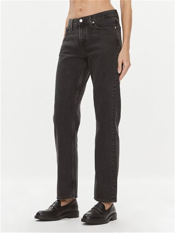 Calvin Klein Jeans Jeansy J20J222434 Černá Straight Fit
