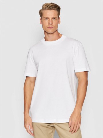 Selected Homme T-Shirt Colman 16077385 Bílá Relaxed Fit
