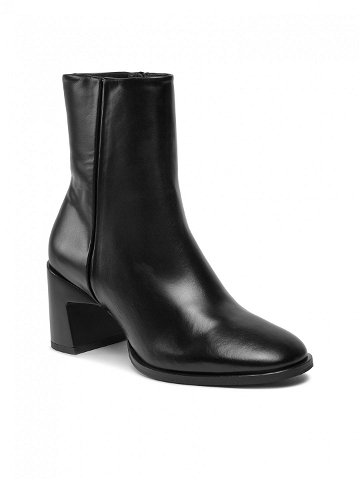 Calvin Klein Polokozačky Geo Block Ankle Boot 60 HW0HW01845 Černá