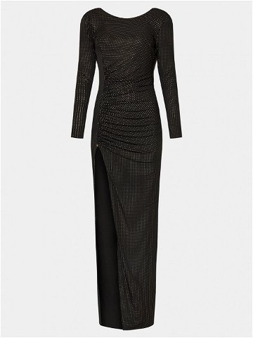 Nissa Večerní šaty RS14481 Černá Slim Fit