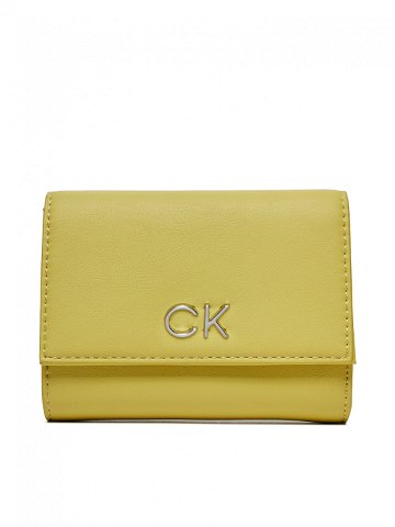 Calvin Klein Velká dámská peněženka Re-Lock Trifold Md K60K608994 Žlutá