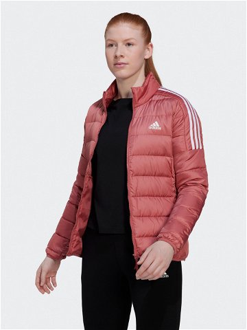 Adidas Vatovaná bunda Essentails Down HK4663 Červená Slim Fit