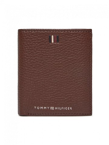 Tommy Hilfiger Velká pánská peněženka Th Central Trifold AM0AM11851 Hnědá