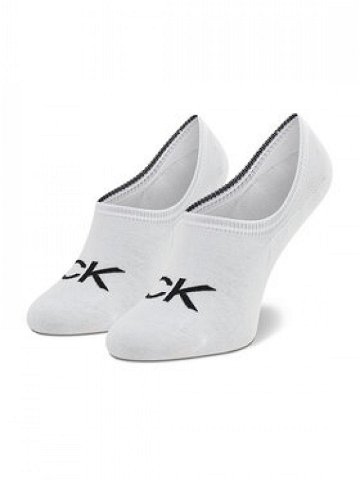 Calvin Klein Dámské kotníkové ponožky 701218773 Bílá