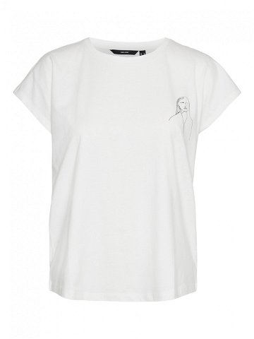 Vero Moda T-Shirt 10298088 Bílá Box Fit