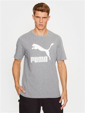 Puma T-Shirt Classics Logo 530088 Šedá Regular Fit