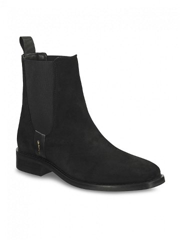 Gant Kotníková obuv s elastickým prvkem Fayy Chelsea Boot 27553384 Černá