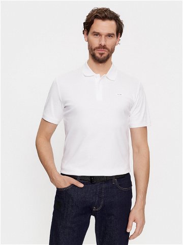 Calvin Klein Polokošile Smooth Cotton Slim Polo K10K111657 Bílá Regular Fit