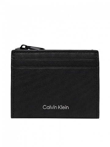 Calvin Klein Pouzdro na kreditní karty Ck Must 10Cc Cardholder W Zip K50K511282 Černá