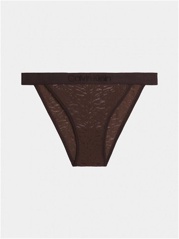 Calvin Klein Underwear Brazilské kalhotky 000QF7347E Hnědá