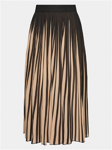 Culture Plisovaná sukně Cucarly 50110000 Černá Relaxed Fit