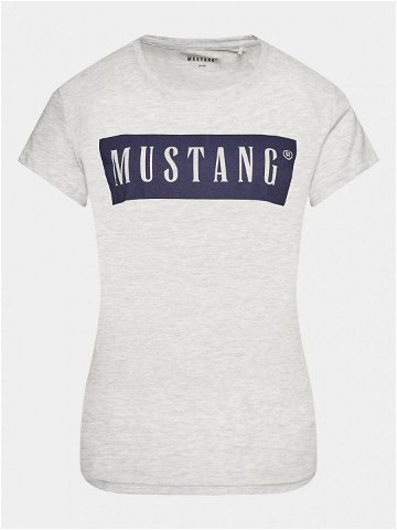 Mustang T-Shirt Alina 1013220 Šedá Regular Fit