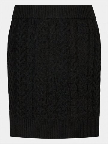 Sisley Mini sukně 17L3M0008 Černá Slim Fit
