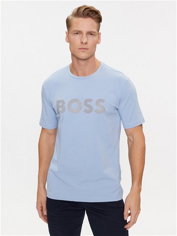 Boss T-Shirt Tee 8 50501195 Světle modrá Regular Fit