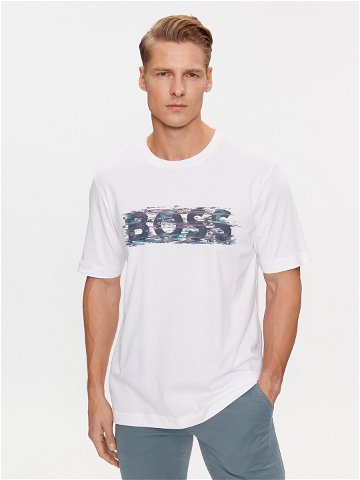 Boss T-Shirt Tedigitallogo 50503542 Bílá Regular Fit